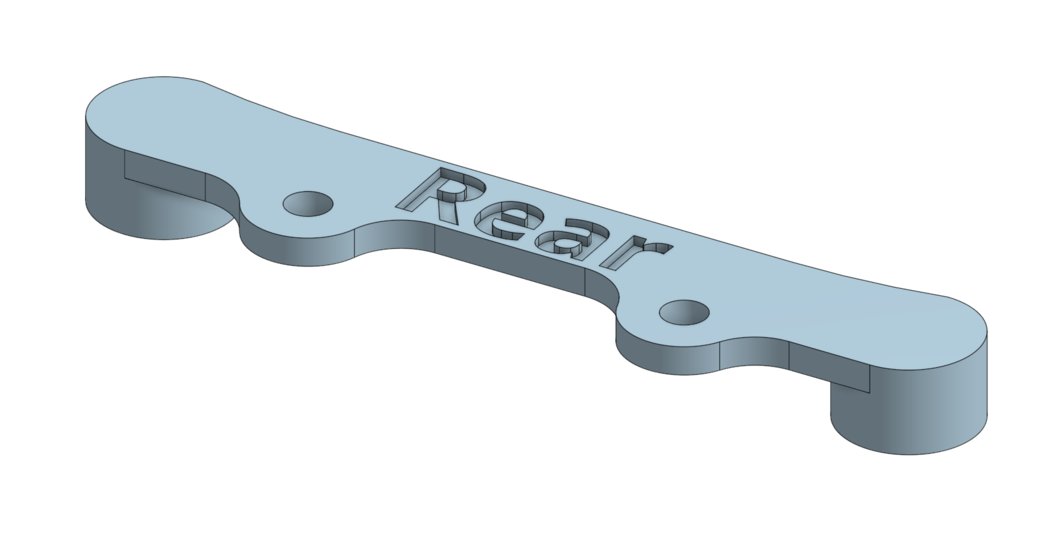 Flex Rear Suspension CAD Rendering
